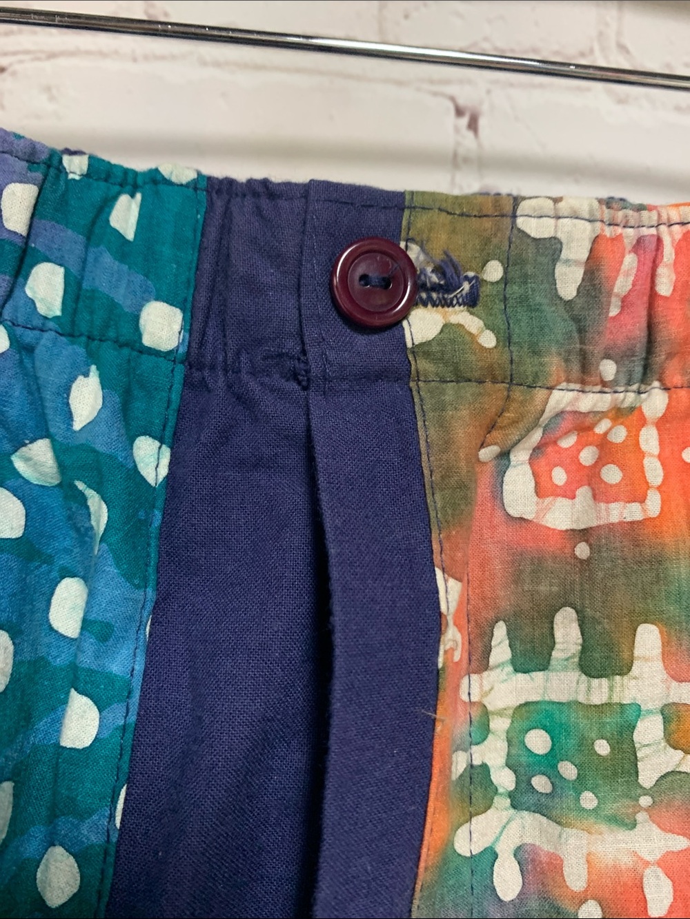 Vintage RARE Patchit Boho Coachella Patched Pants Size L - Picture 5 of 7